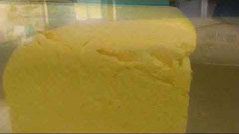 The problem that arises in forming a PU FOAM.