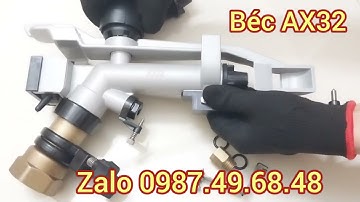 Béc AX32 - béc tưới phun mưa bán kính tối đa 28 mét , kết nối ren 42 ( zalo 0987.49.68.48 )