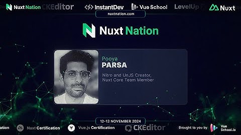 Nuxt Nation 2024: Pooya Parsa - How Nitro works?