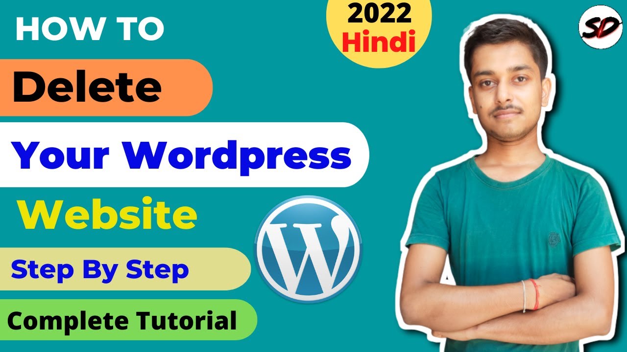 How to Delete Your WordPress Website Or Blog Hindi Tutorial | How to ...