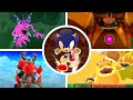 Sonic Lost World 3DS All Bosses S Rank 