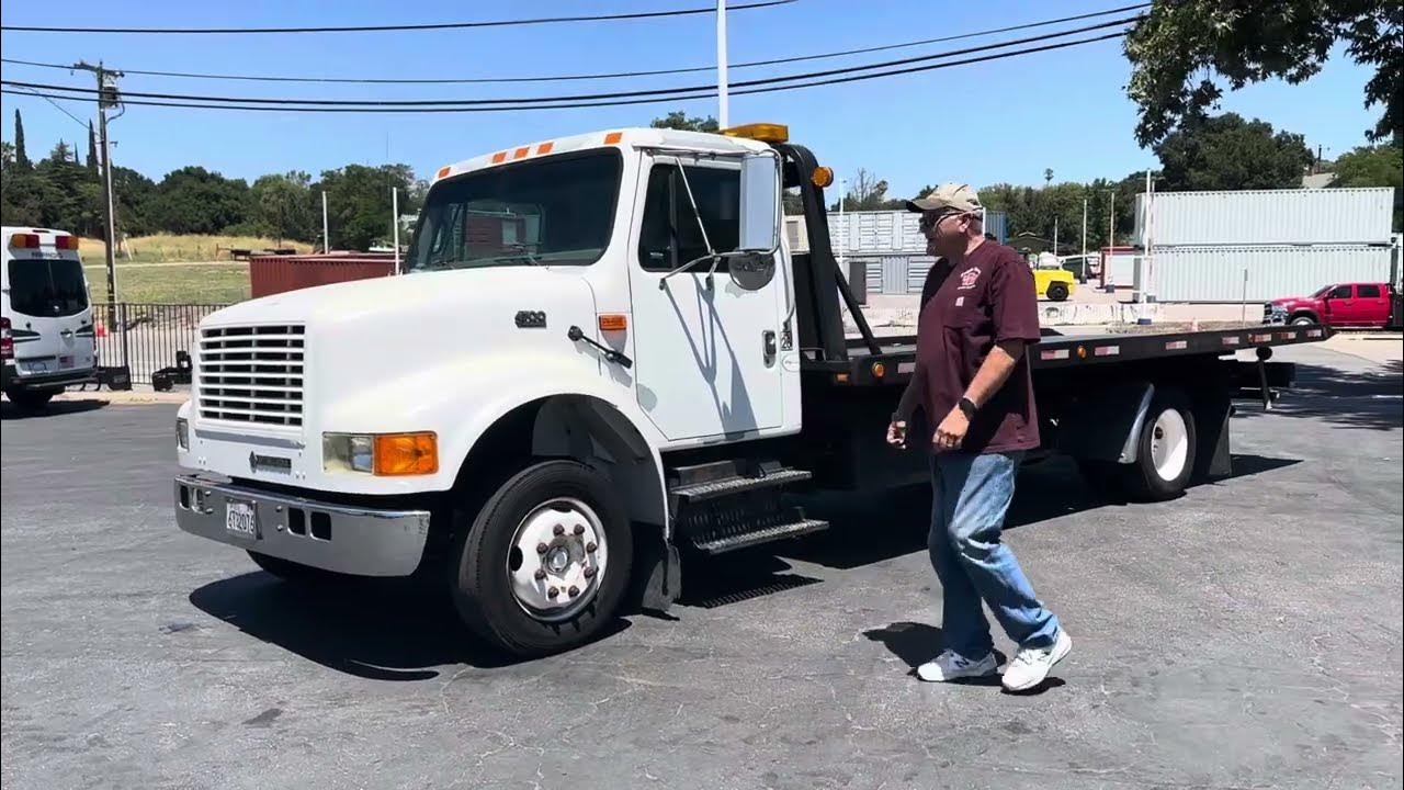2000 International Roll Back Truck YouTube