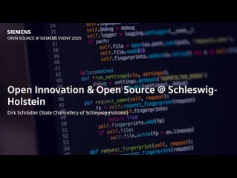 Open Innovation & Open Source @ Schleswig-Holstein
