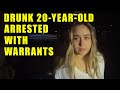 20-Year-Old with Warrant is also Arrested for DUI and Open Container
