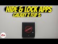 Samsung Galaxy Z Flip 5 How To HIDE or LOCK APPS!!