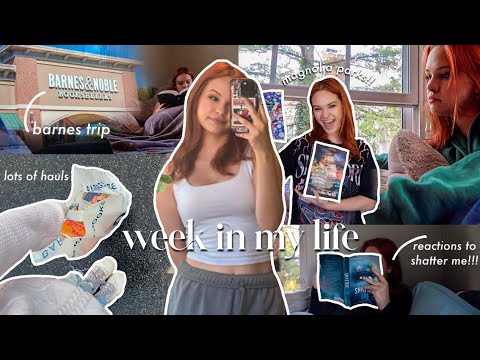 a fall week in my life 🍂🕯🧡 books, lots of hauls, college, + more!!