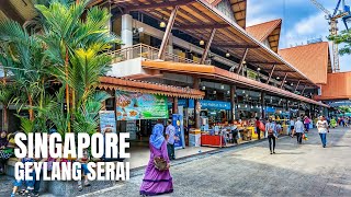 Geylang Serai Market Singapore Walking Tour【2020】