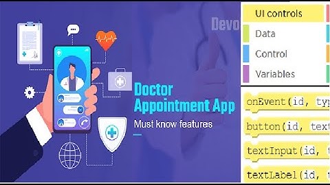 Real Time Doctor appointment app in Applab On Code.org