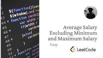 LeetCode 1491 : Average Salary Excluding Minimum and Maximum Salary [Solution]