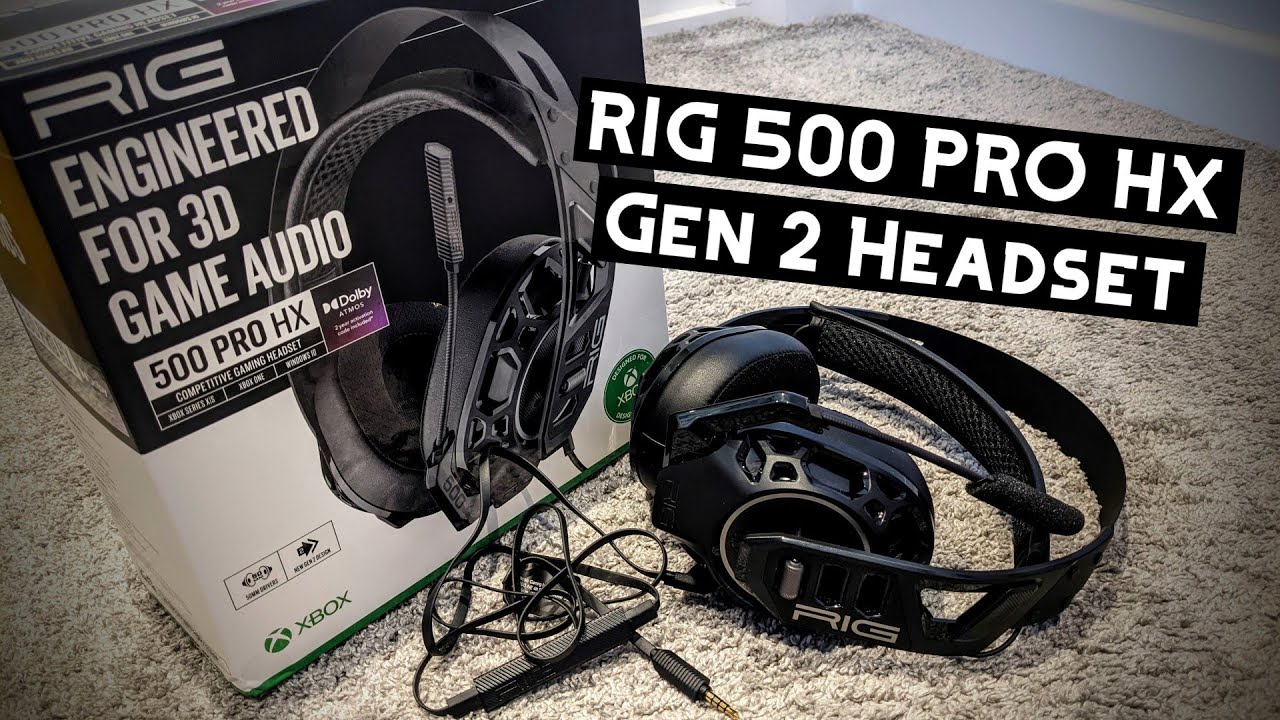 Demonstreer textuur ingewikkeld RIG 500 PRO HX GEN 2 Headset - Designed for Xbox | UNBOXING | REVIEW -  YouTube