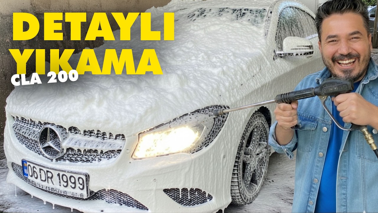 Bu Temizlik Gerçek mi? Detaylı Mercedes cla 200 Araç Yıkama Show