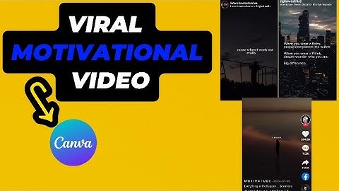 How I Create & Edit Motivational  Videos For Instagram Reels, TikToks & Shorts With Canva & Capcut