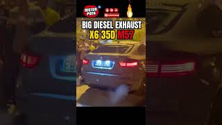 Hardcut Biturbo E71 X6 35D Exhaust Sound Smoke