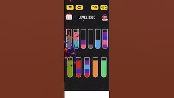Water sort puzzle - Level 3390 #puzzle #games #level #watersortpuzzle #gaming #gameplay #solution