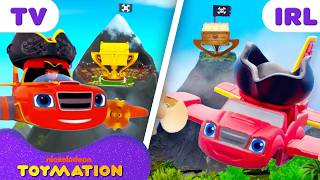 Blaze and the Monster Machines Toys RACE for the Pirate Treasure Trophy! 🏴‍☠️🏆 | Toymation screenshot 3