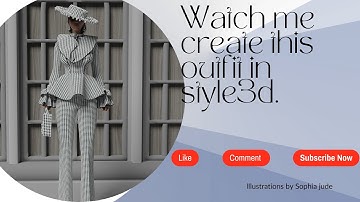 Making an old money fashion outfit with style3d.