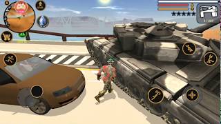 Vegas Crime Simulator _ game #3 _ nhiệm vụ cướp xe tăng chiến đấu người máy khủng screenshot 1