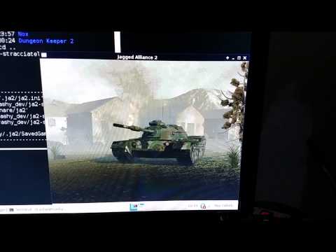 Jagged Alliance 2 on OMAP5 devboard.