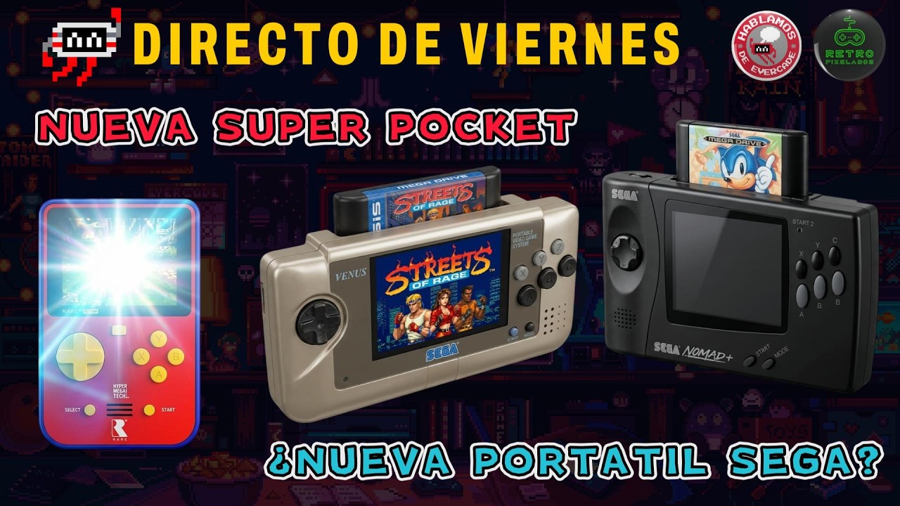 Novedades en SUPER POCKET + posible SEGA portátil VENUS+ / NOMAD+