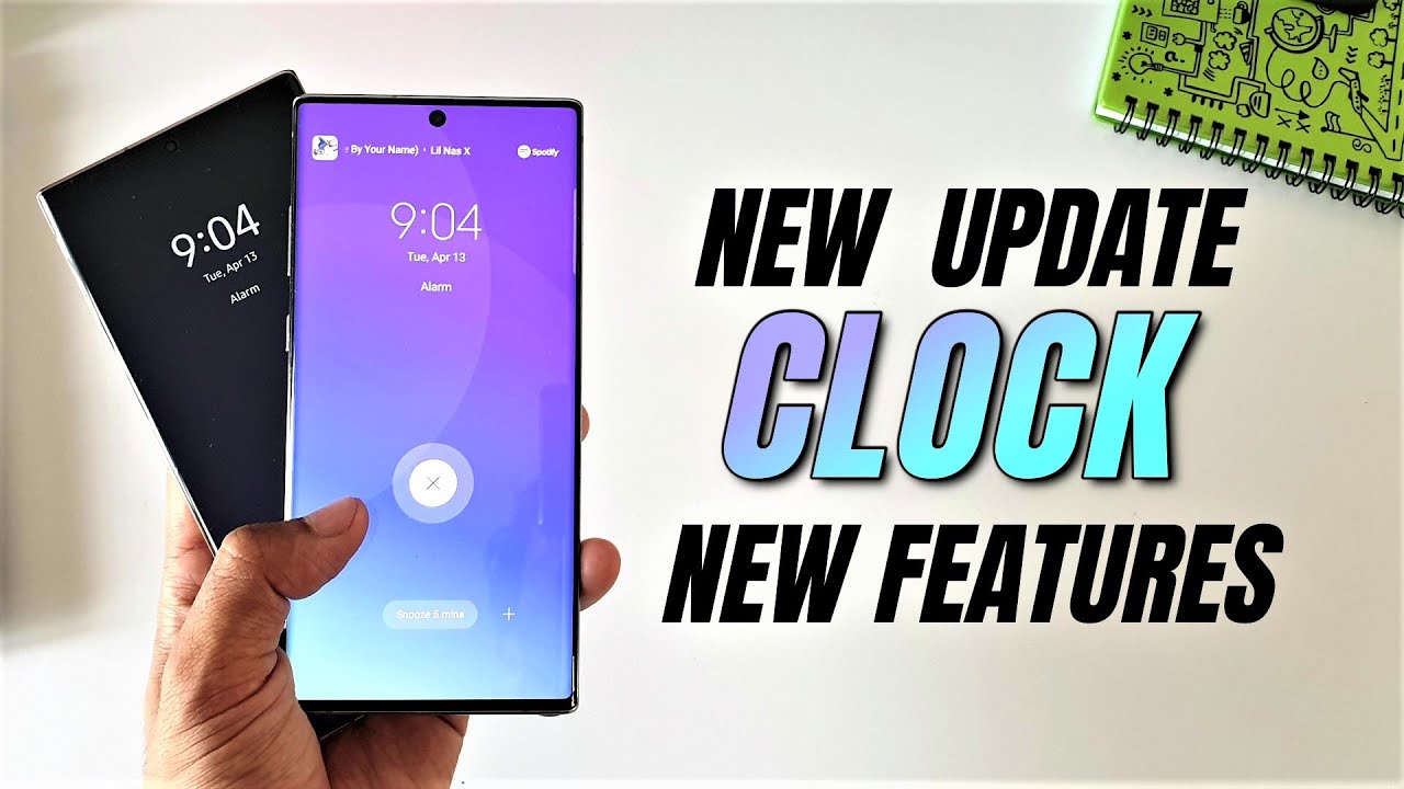 New update for Samsung Clock app - One UI 3.1 - YouTube