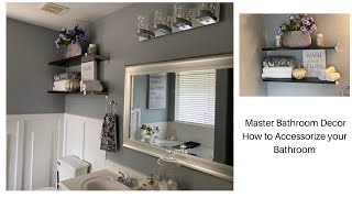 Master Bathroom Decorating Ideas|How to Accessorize Your Bathroom screenshot 2