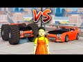 Monster Truck Toyota Supra vs Normal Toyota Supra BeamNG Drive - which is best? | BimTestCrash