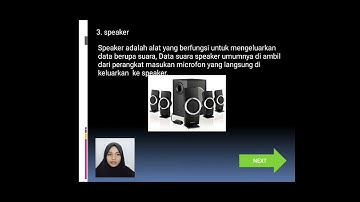 VIDEO PEMBELAJARAN PERANGKAT OUTPUT DAN JENIS- MONITOR