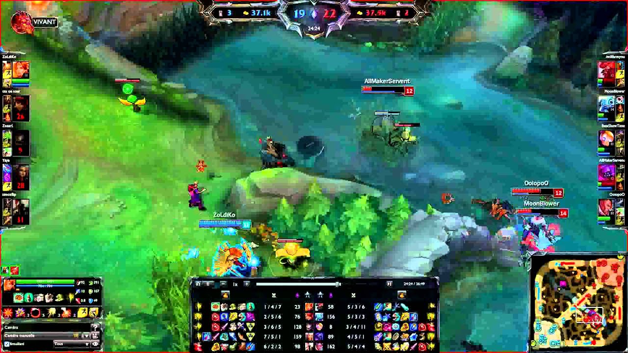 LOL Epic kill leona season 4 !