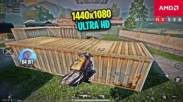 Gameloop 64 BIT Test | PUBG MOBILE 4.0 TDM Gameplay | Rx 580 + i7-3770