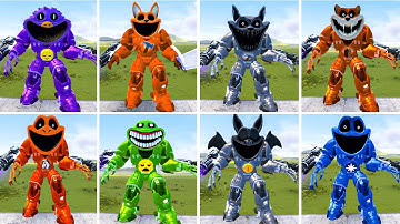 NEW EVOLUTION OF ALL MECHA TITAN VS ALL SMILING CRITTERS POPPY PLAYTIME CHAPTER 3 In Garry