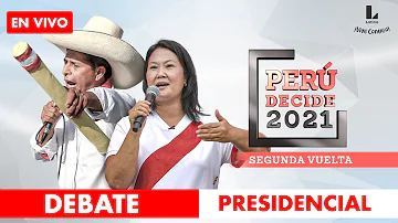 🔴 EN VIVO - Debate Presidencial Perú 2021: sigue los detalles y propuestas de ambos candidatos