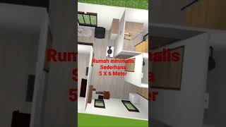 Rumah minimalis, Small House 5 X 6 Meter