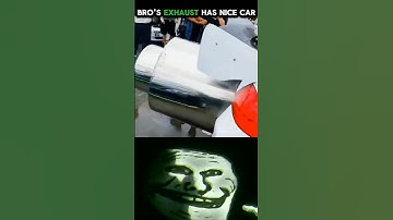 BRO EXHAUST HAS NICE CAR 🥶🥶 #shorts #exhaust #cars #trending