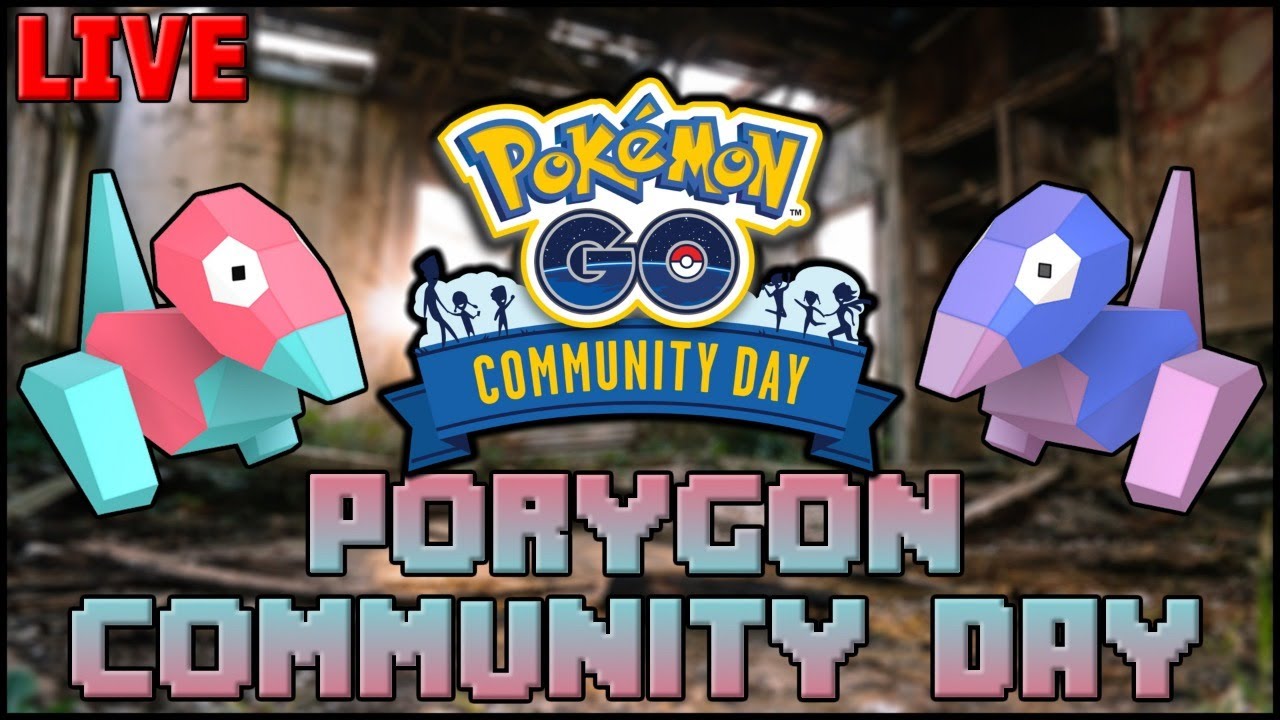 Porygon Community Day - Pokemon Go [Live] - YouTube