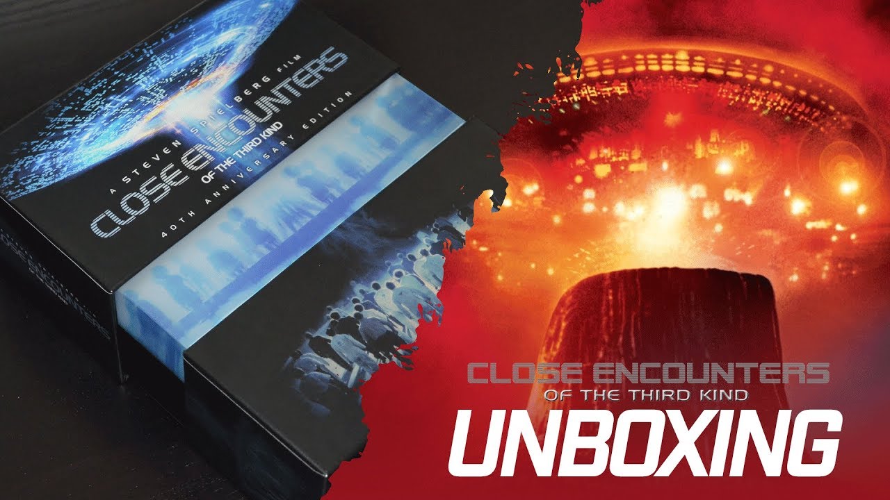 unboxing i close encounters of the third kind 4k blu ray 40th flyers 40th anniversary collectors edition