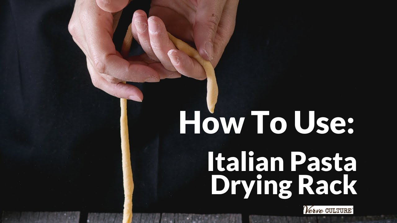 Italian Beechwood Collapsible Pasta Drying Rack