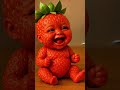 Fruit Babies Eating Their Own Fruit #aifruits #babyeating #shorts #satisfying #oddlysatisfyingvideo