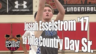 Josiah Esselstrom ‘17, La Jolla Country Day Senior Year, 2016 UA Holiday Classic