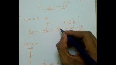 mechanical vibration gate prervious year question with solution(1994-2017)