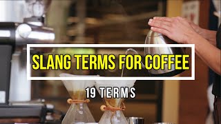 Slang Terms for Coffee