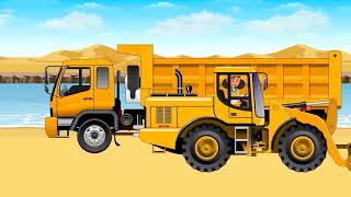 Demolition Day! 🏗️ Excavators &amp; Drilling Machines Breaking Fences &amp; Houses | Kids Construction