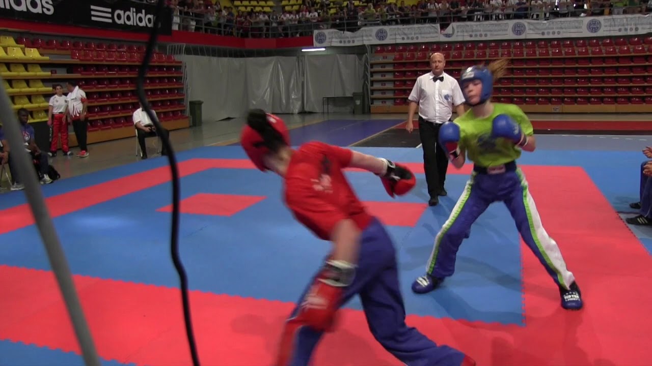 Molly Cooper v Larisa Zagar Slemensek WAKO European Championships 2017