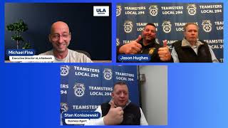 Conversation with Teamsters Local 294 Stan Koniszewski, Jason Hughes and Tony Sidoti in Albany NY