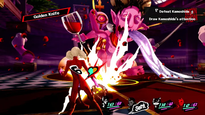 Persona 5 Boss Fight #1 Kamoshida Boss Battle PS4