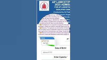 Ap LAWCET 2025 Seat Allotment Released || AP Lawcet 2025