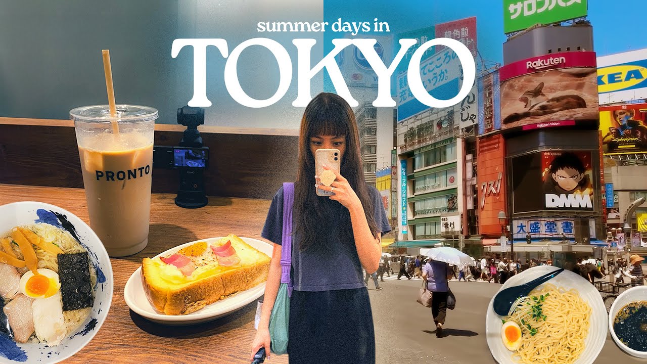 tokyo slow travel diary | cozy summer days in japan 🪻✨