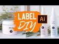 DIY Label Design for Products | Illustrator tutorial