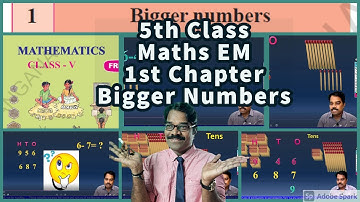 5th class Mathematics EM 1st Chapter Part-1(Telangana Primary school digital lessons)