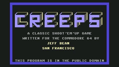 Creeps Review for the Commodore 64 by John Gage