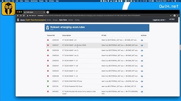 OwlH Define a local ruleset for Suricata